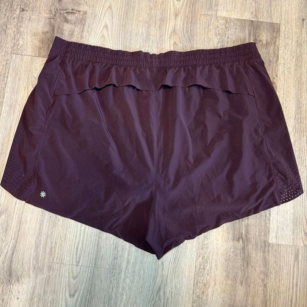 Athleta Hustle 3"  Short Women's Size 3X Plum Purple